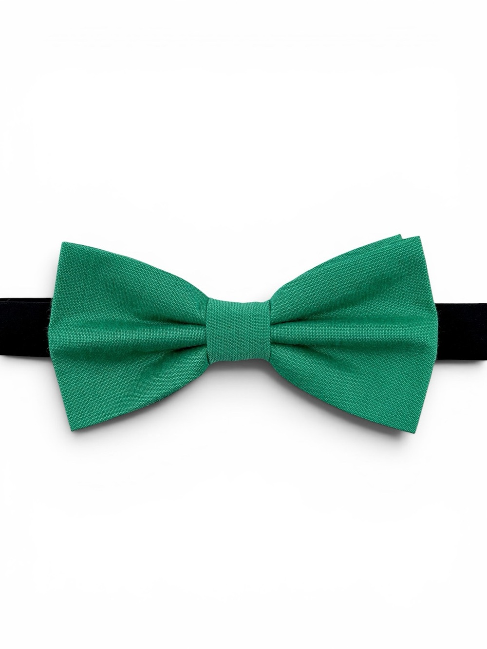 Men’s Jade Green Silk Bow Tie – Pre-Tied Cotton Silk Blend